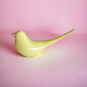 Mid Century Modern Modwing Bird Figurine 3d Resin Eames 60s Yellow MEDIUM